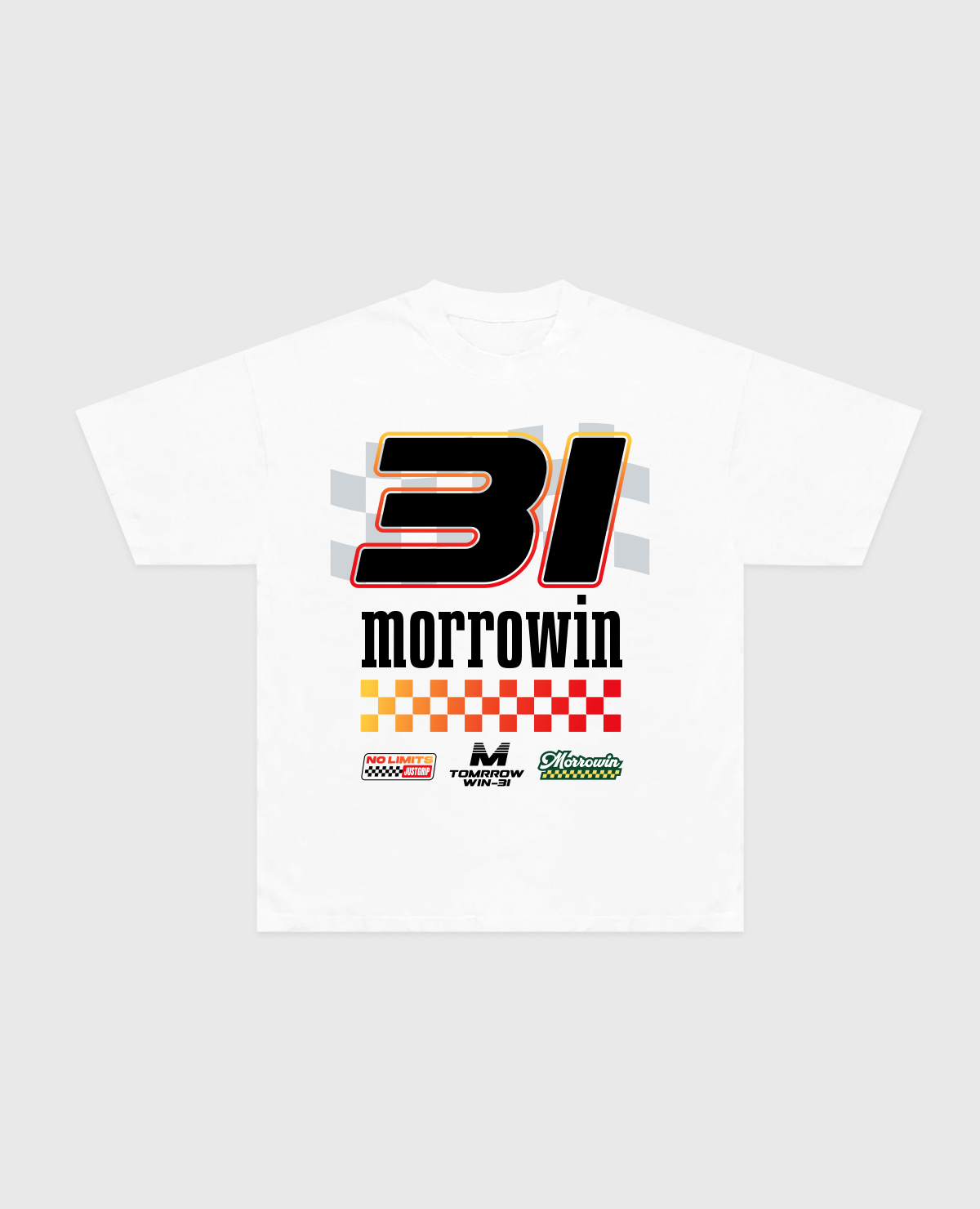 MW Racing white T-shirt S25